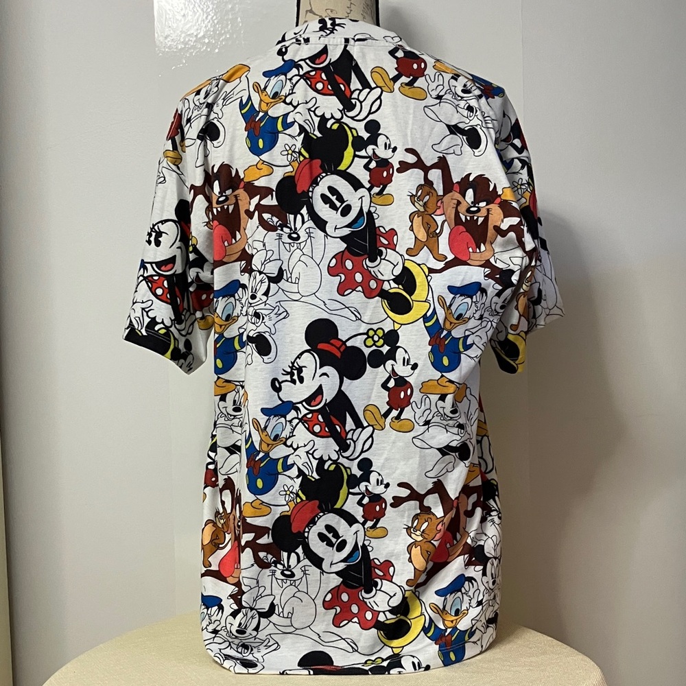 Lollipop Bangkok Cartoon Oversized Graphic Tee Unisex Sz XL White - Picture 2 of 4